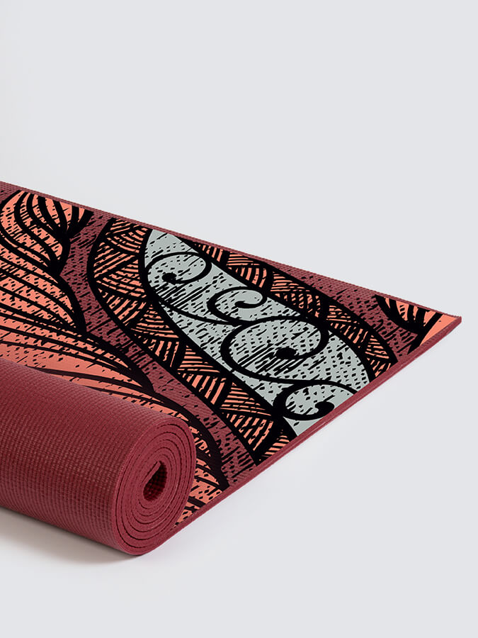 Yoga Studio Designed Reversible Sticky Yoga Mat 6mm