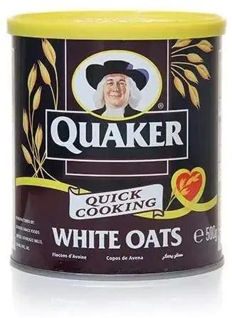 Quaker White Oats Tin - 500g