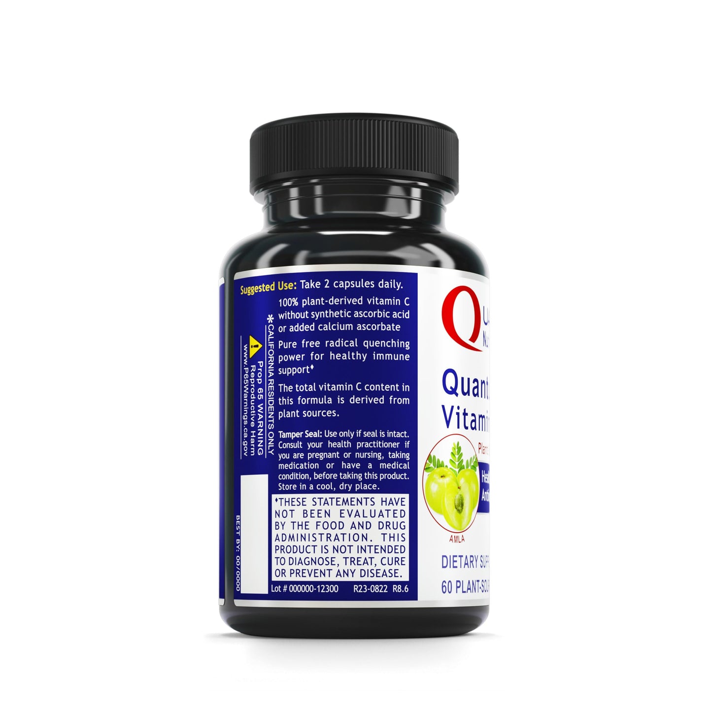 Quantum Vitamin C – Organic Whole Food Vitamin C, 60 Vegan Capsules