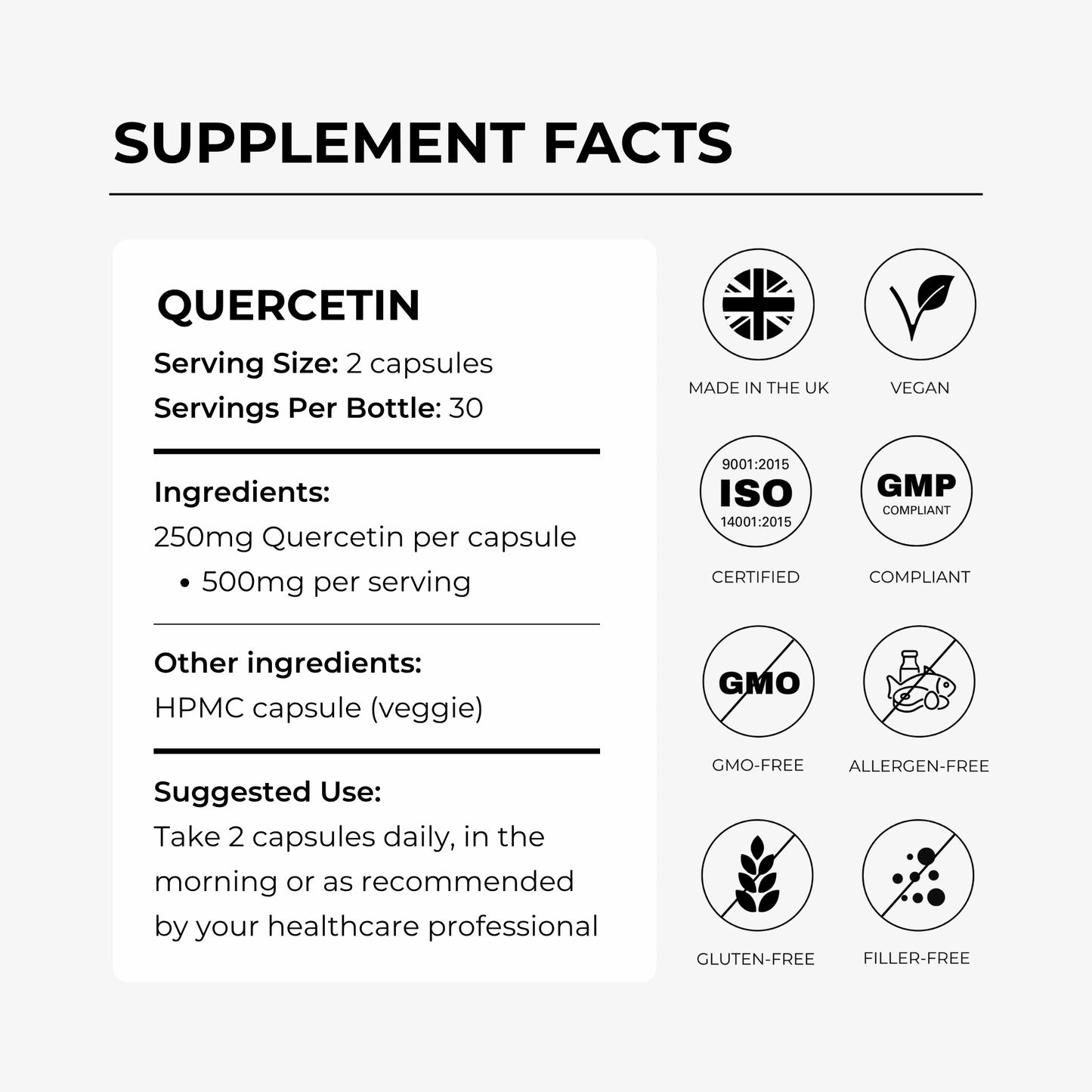 Quercetin 500mg