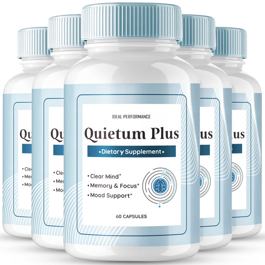 Quietum Plus Tinnitus Relief - Official Original Pills (5 Pack)