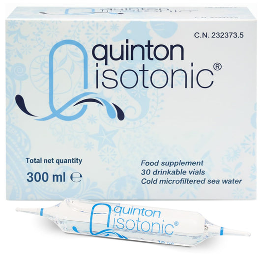 Quinton Isotonic Ampoules - 30 x 10ml | Ocean Mineral Solution by Quinton