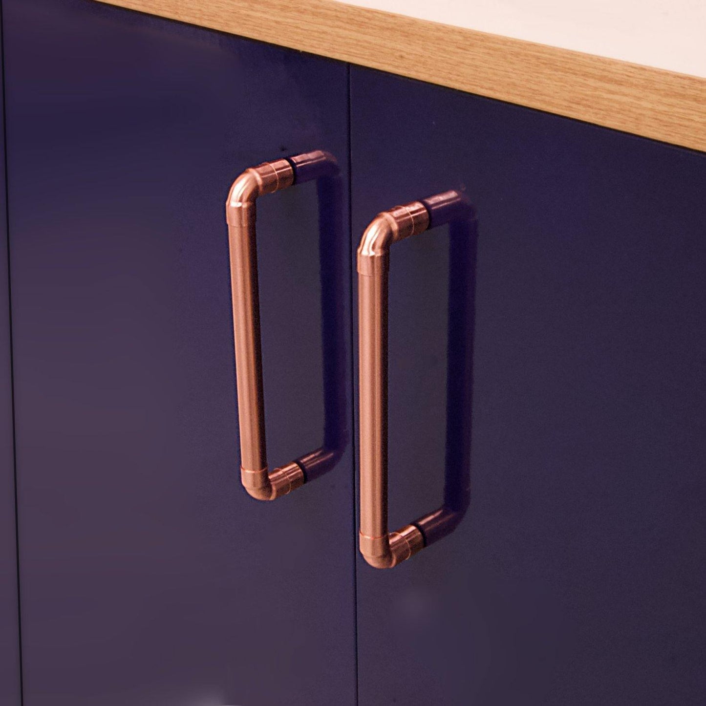 Handmade Copper Kitchen Cupboard Handles