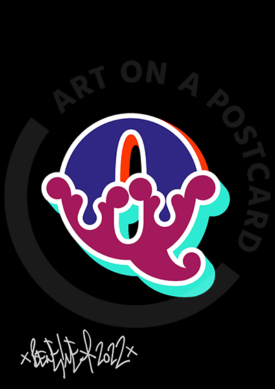 Ben Eine - Circus Font Letters, Hand-signed