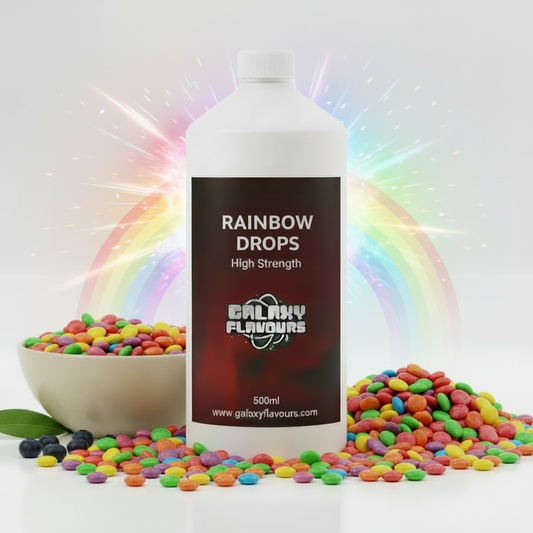 Rainbow Drops Food Flavouring - Professional High Strength - 500ml