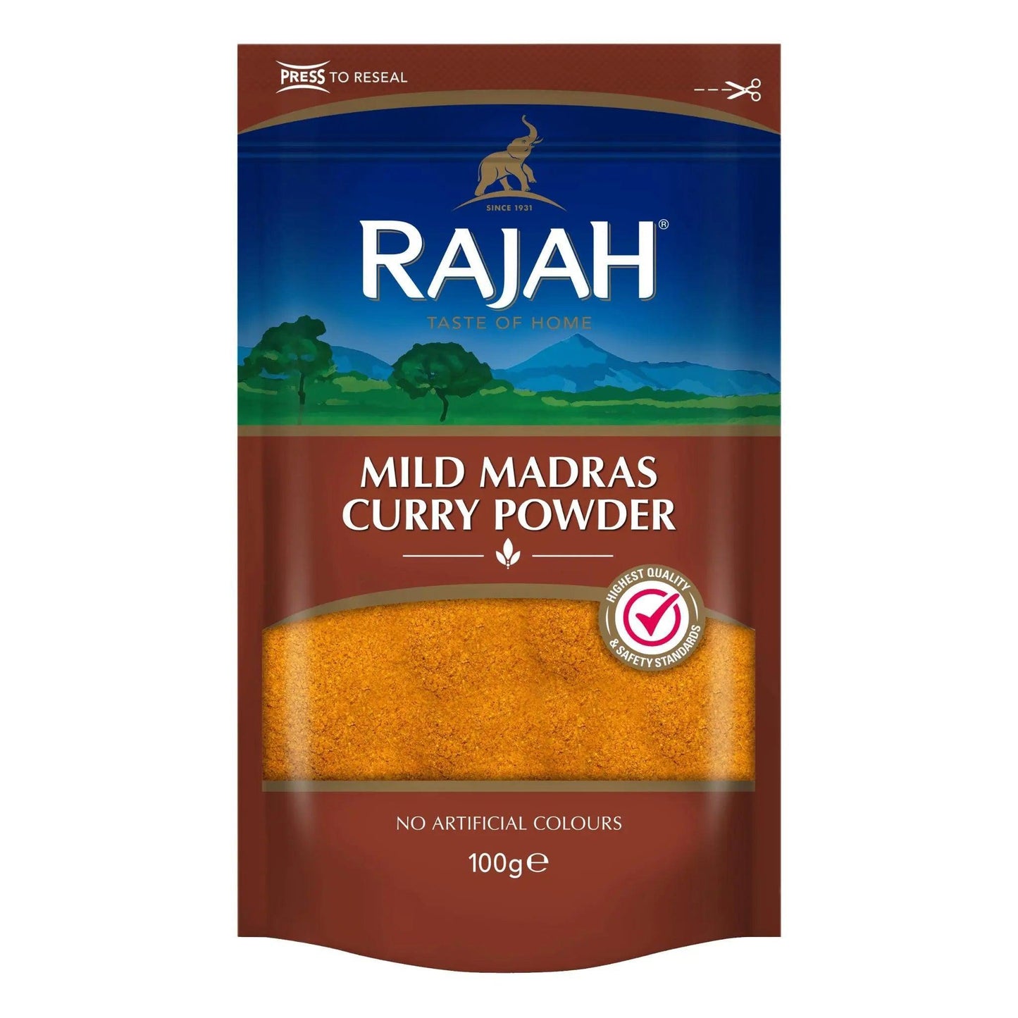 Rajah Mild Madras Curry Powder 100g