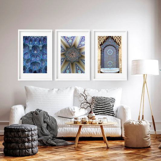 Ramadan decoration ideas | Set of 3 wall art prints