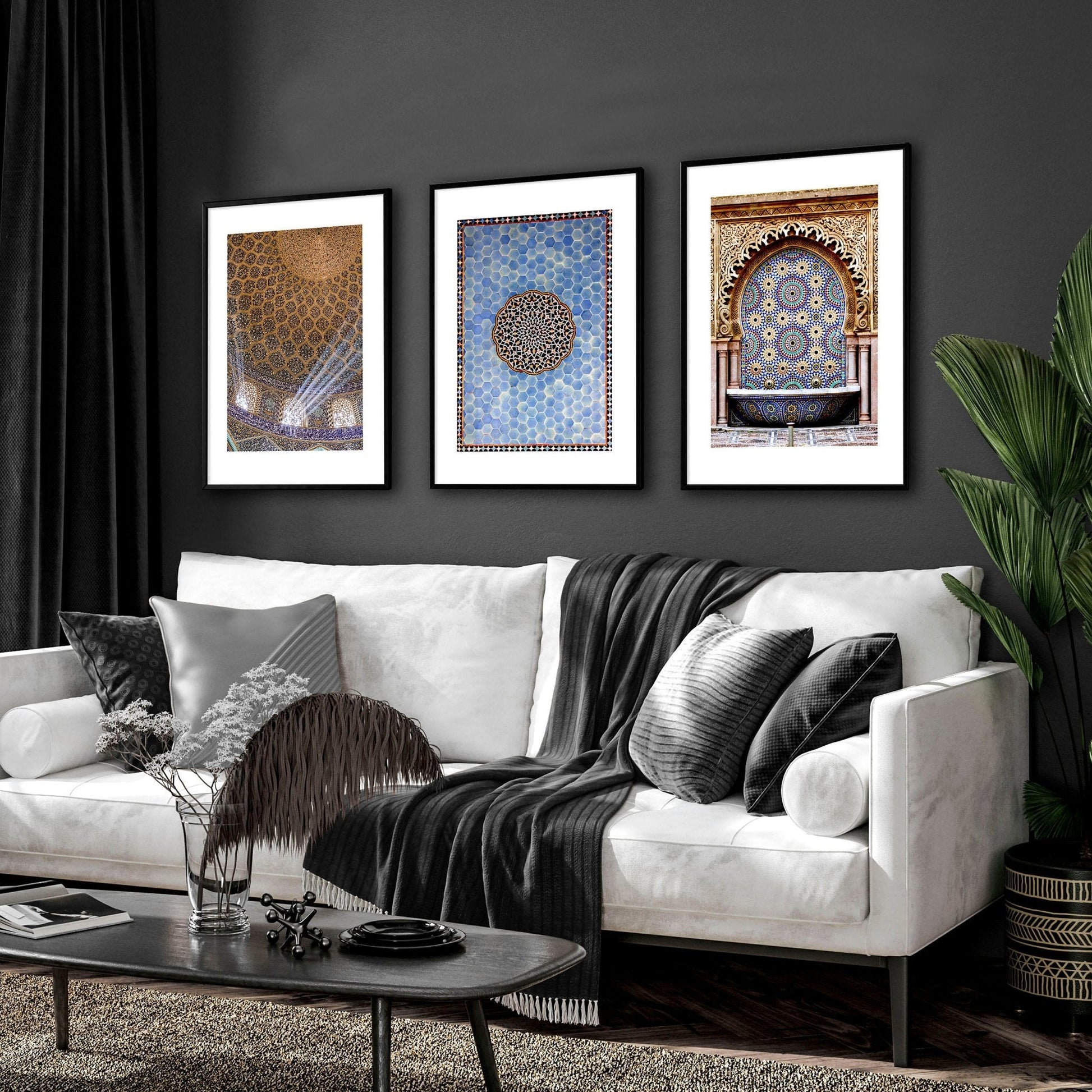 Protection dua decorations | set of 3 wall art prints