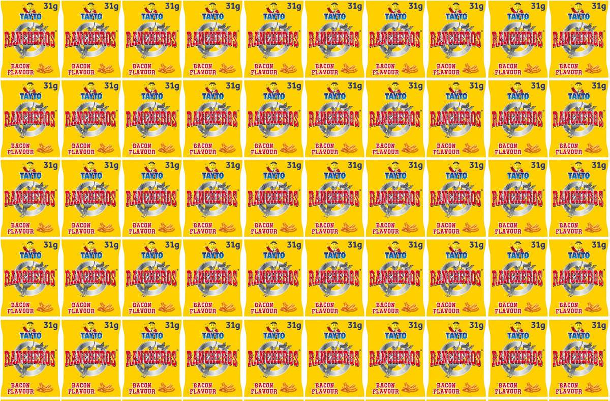 50 x Tayto Rancheros Bacon Flavour 31G