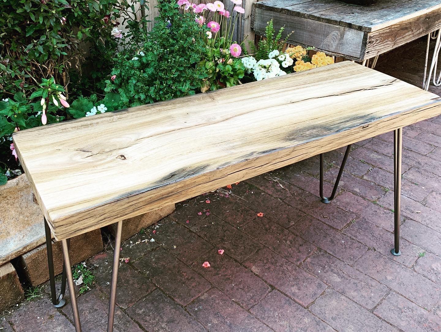 Reclaimed Plymouth Dry Dock Oak Table - Made to Measure