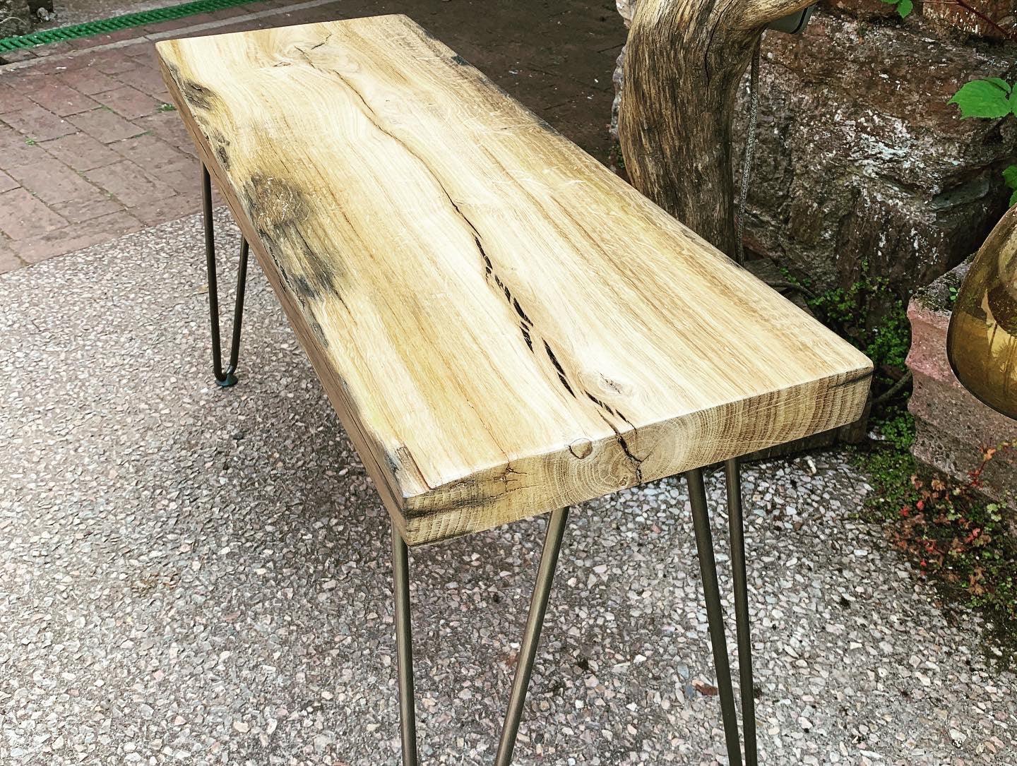 Reclaimed Plymouth Dry Dock Oak Table - Made to Measure