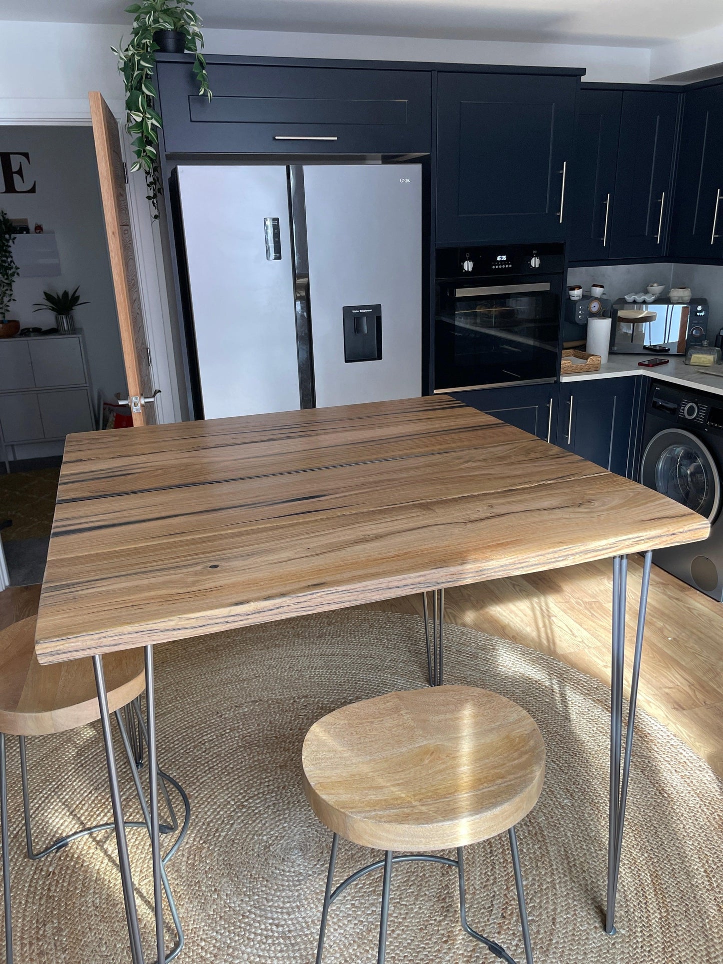 Reclaimed Plymouth Dry Dock Oak Table - Made to Measure