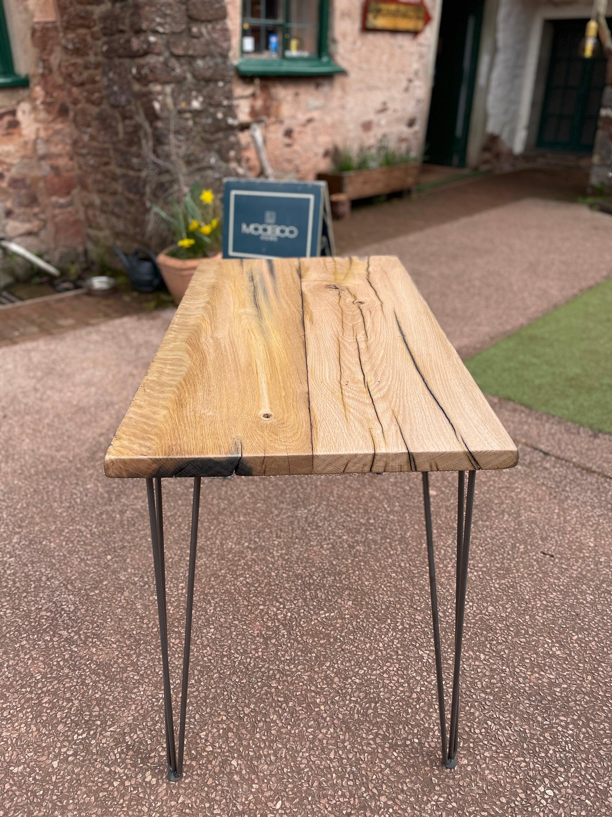 Reclaimed Plymouth Dry Dock Oak Table - Made to Measure