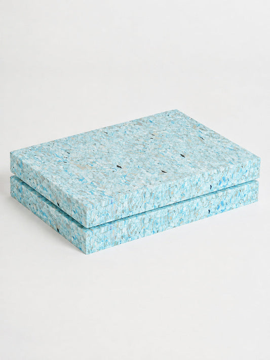 Yoga Studio 1'' Inch Chip Foam Half Yoga Block (Twin Pack)