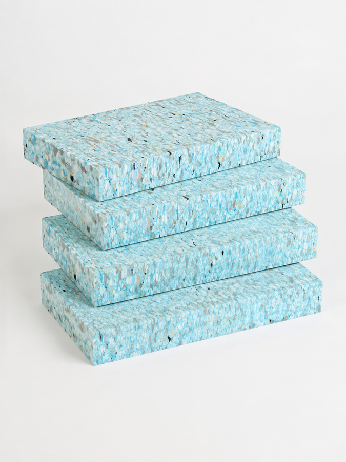 Yoga Studio Recycled Chip Foam Full Yoga Blocks (4 Pack)
