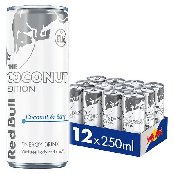 Red Bull Energy Drink Coconut Edition 250ml 12 Pack (Case o 12)