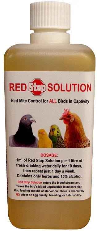 Red Stop concentrate solution for RED MITE control