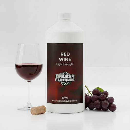 Red Wine Food Flavouring - Professional High Strength - 500ml
