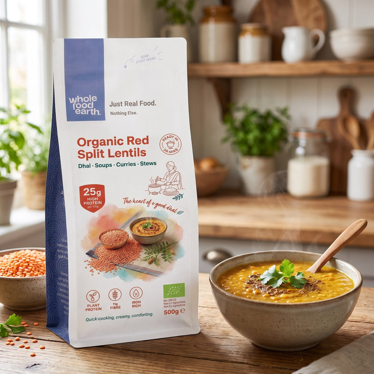 Organic Red Split Lentils