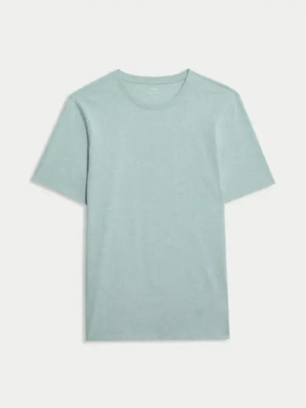 Regular Fit Pure Cotton Crew Neck T-Shirt