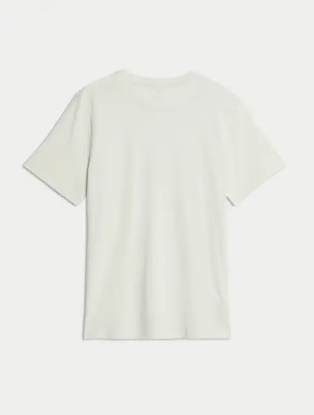 Regular Fit Pure Cotton Crew Neck T-Shirt