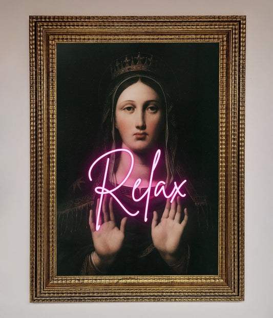 Relax Mate Framed Wall Art