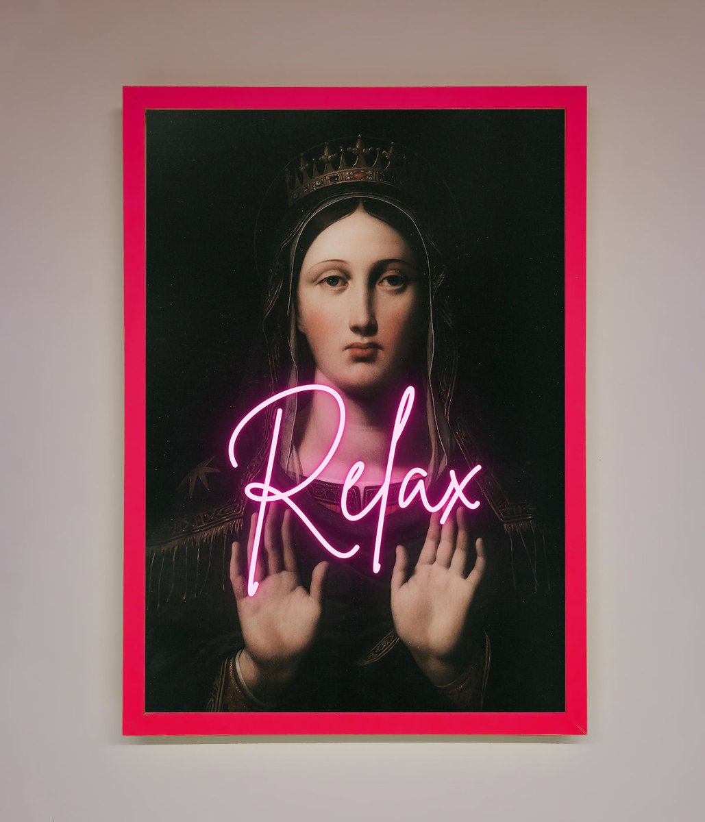 Relax Mate Framed Wall Art