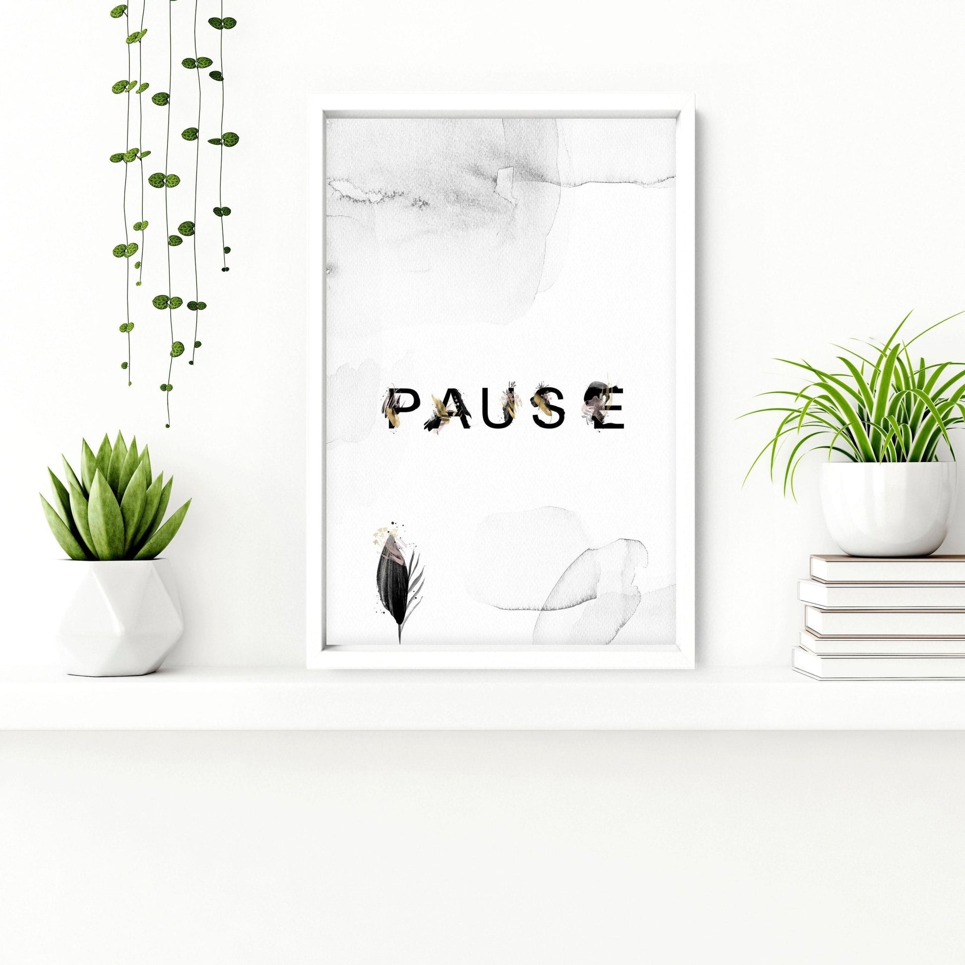 Wall decor for bathroom | set of 3 relaxing wall art