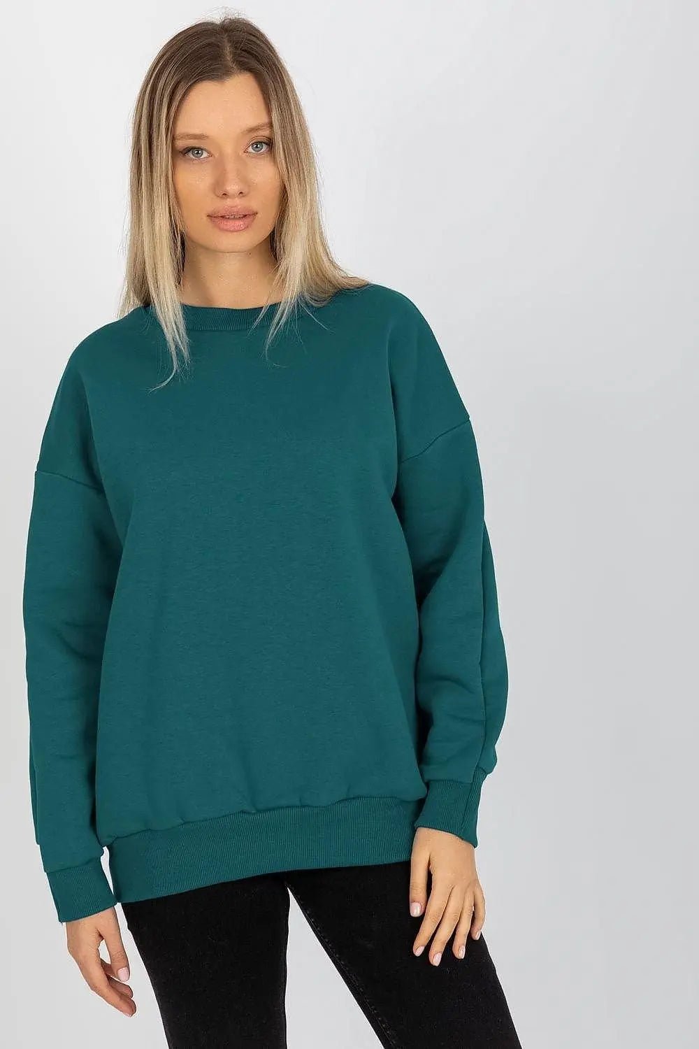 Relevance looser cut warm cotton womens sweatshirt