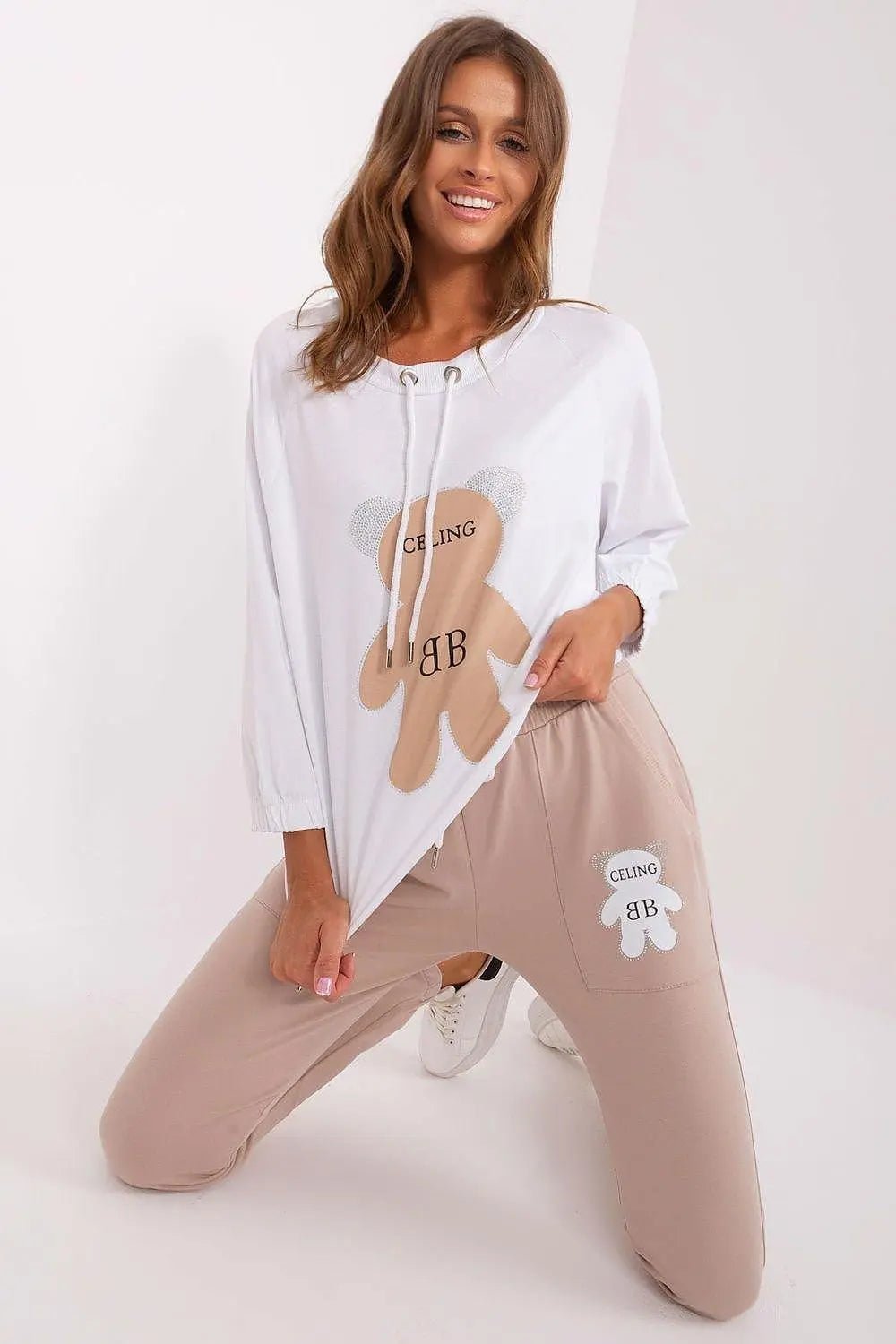 Relevance womens long sleeve sweatshirt and pants