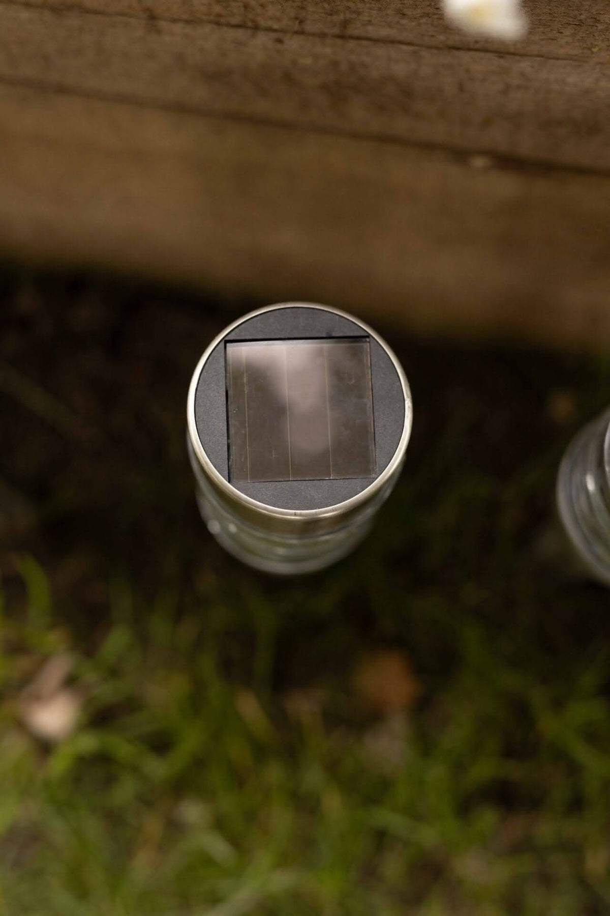 4 Pack Solar Garden Stake Lights with Removable Glass Lanterns