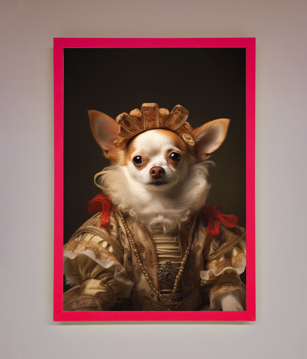 Renaissance Chihuahua Framed Print