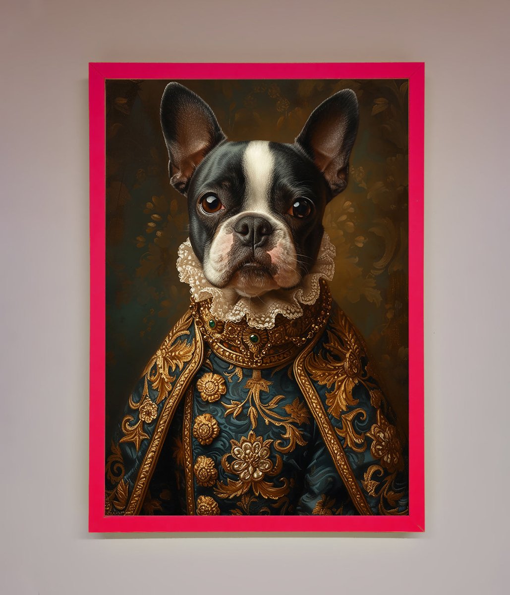 Renaissance French Bulldog Framed Print