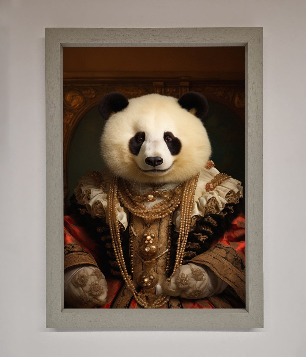 Renaissance Panda Framed Print