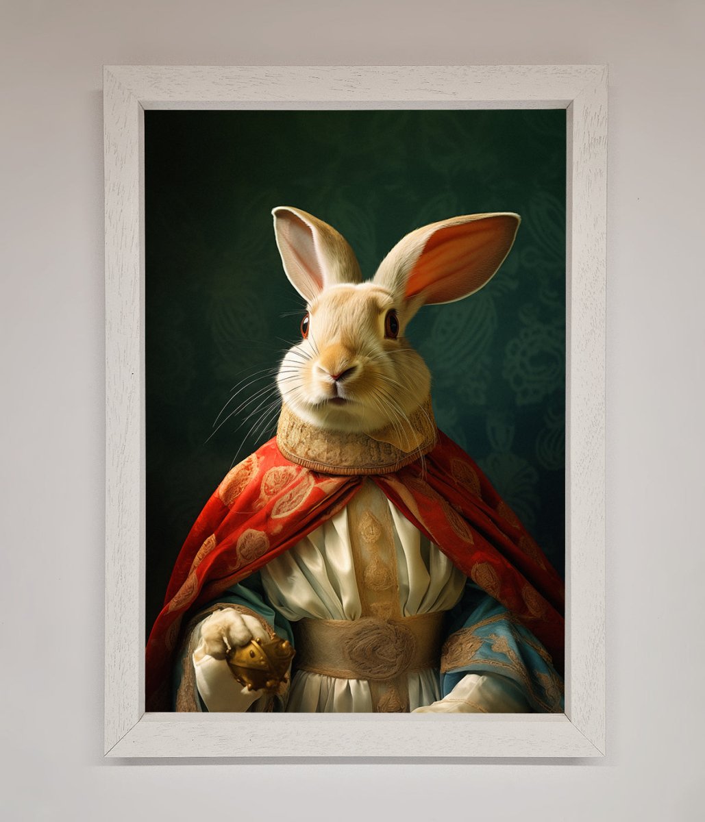 Renaissance Rabbit Framed Poster