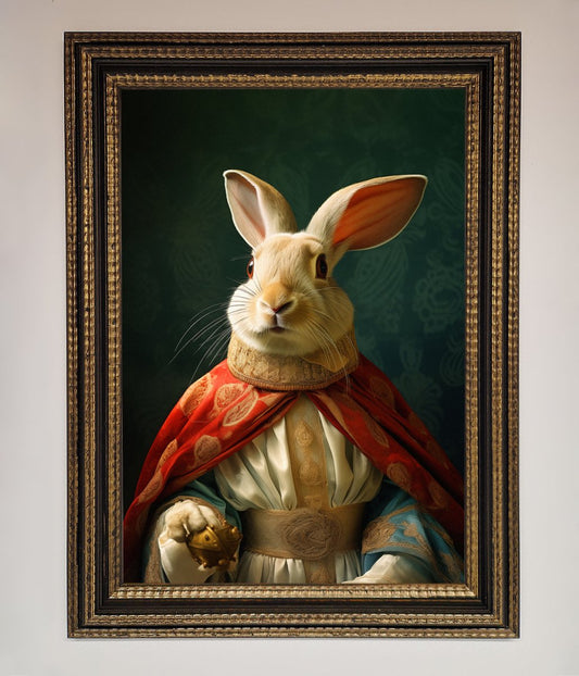 Renaissance Rabbit Framed Poster