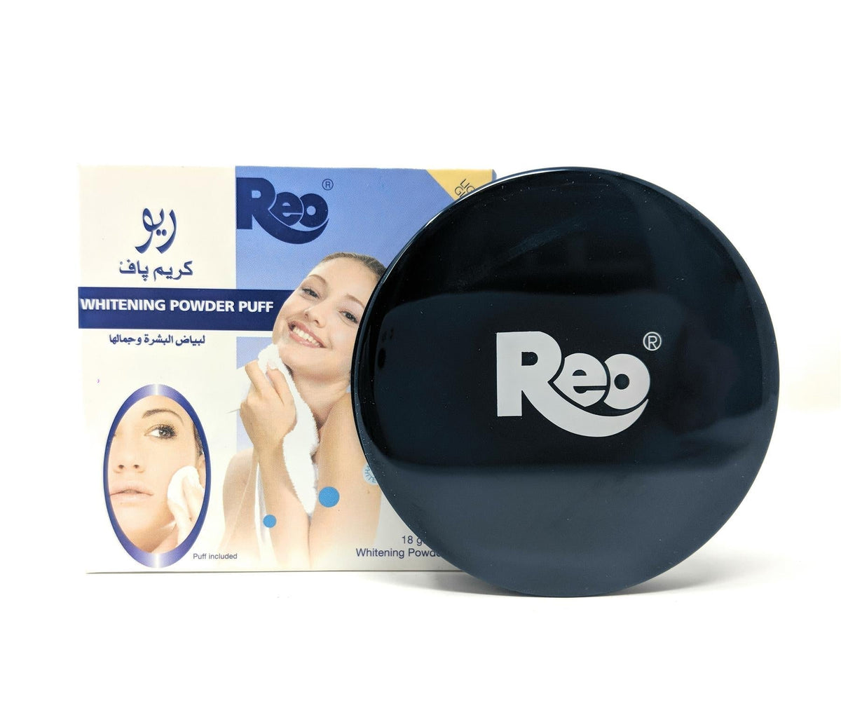 Reo Whitening Powder Puff - Light Glow