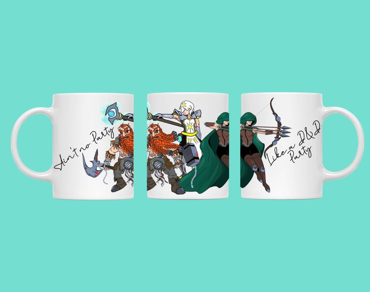 Ain't No Party, Like a DnD Party DnD Mug