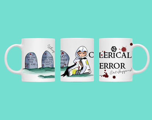 Clerical Error Pun Cleric DnD Mug