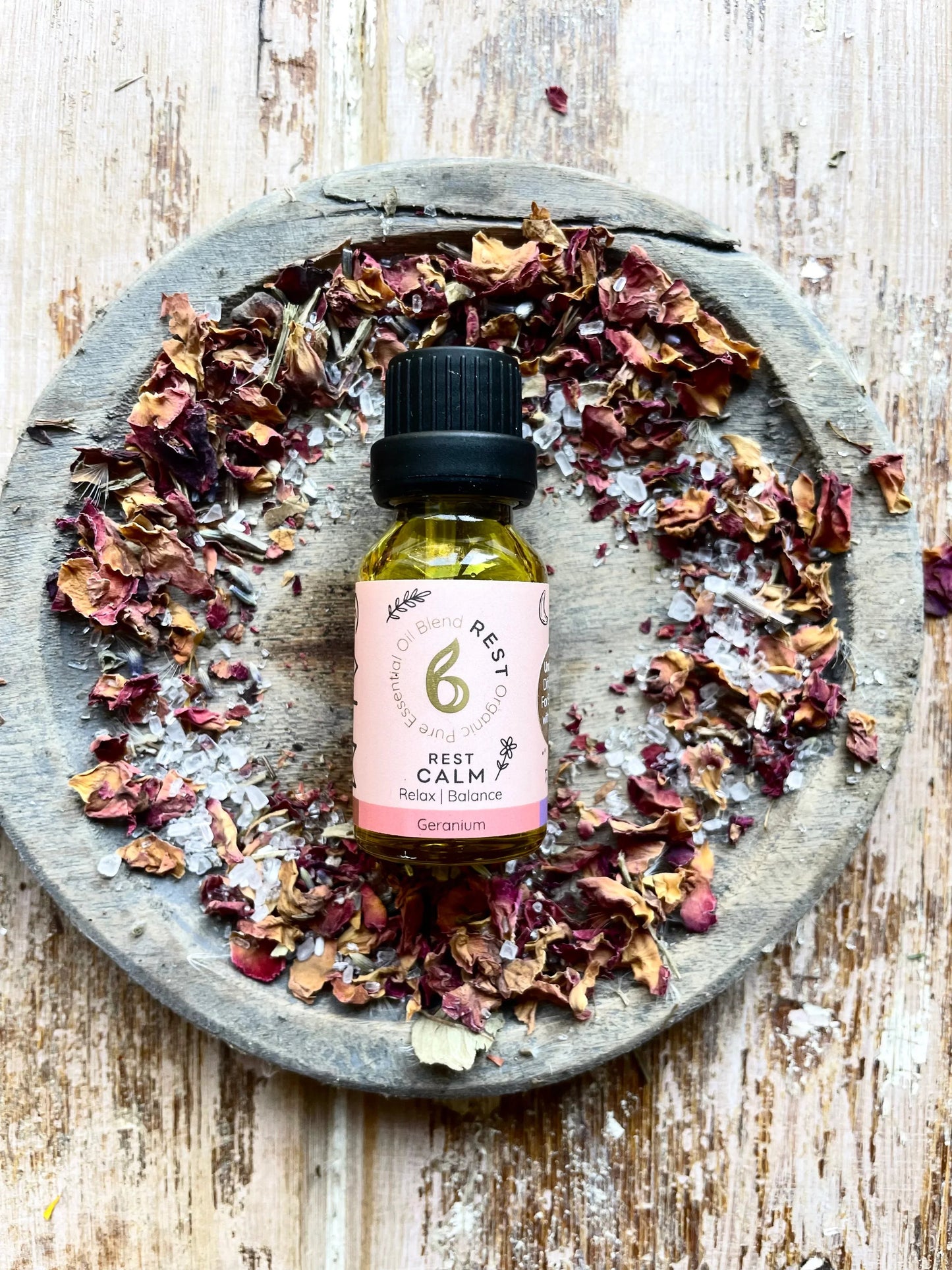 Rest Calm – Sleep & Hormone Balance Blend with Lavender, Geranium & Frankincense