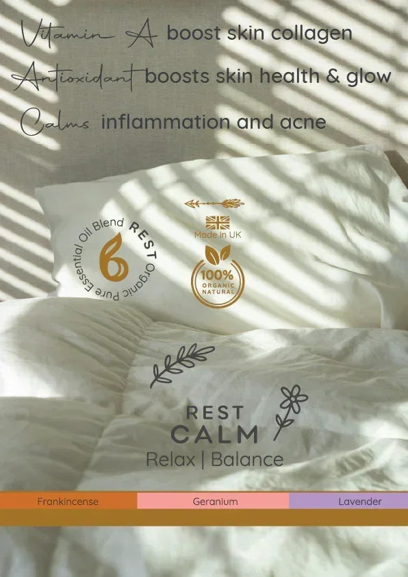 Rest Calm – Sleep & Hormone Balance Blend with Lavender, Geranium & Frankincense