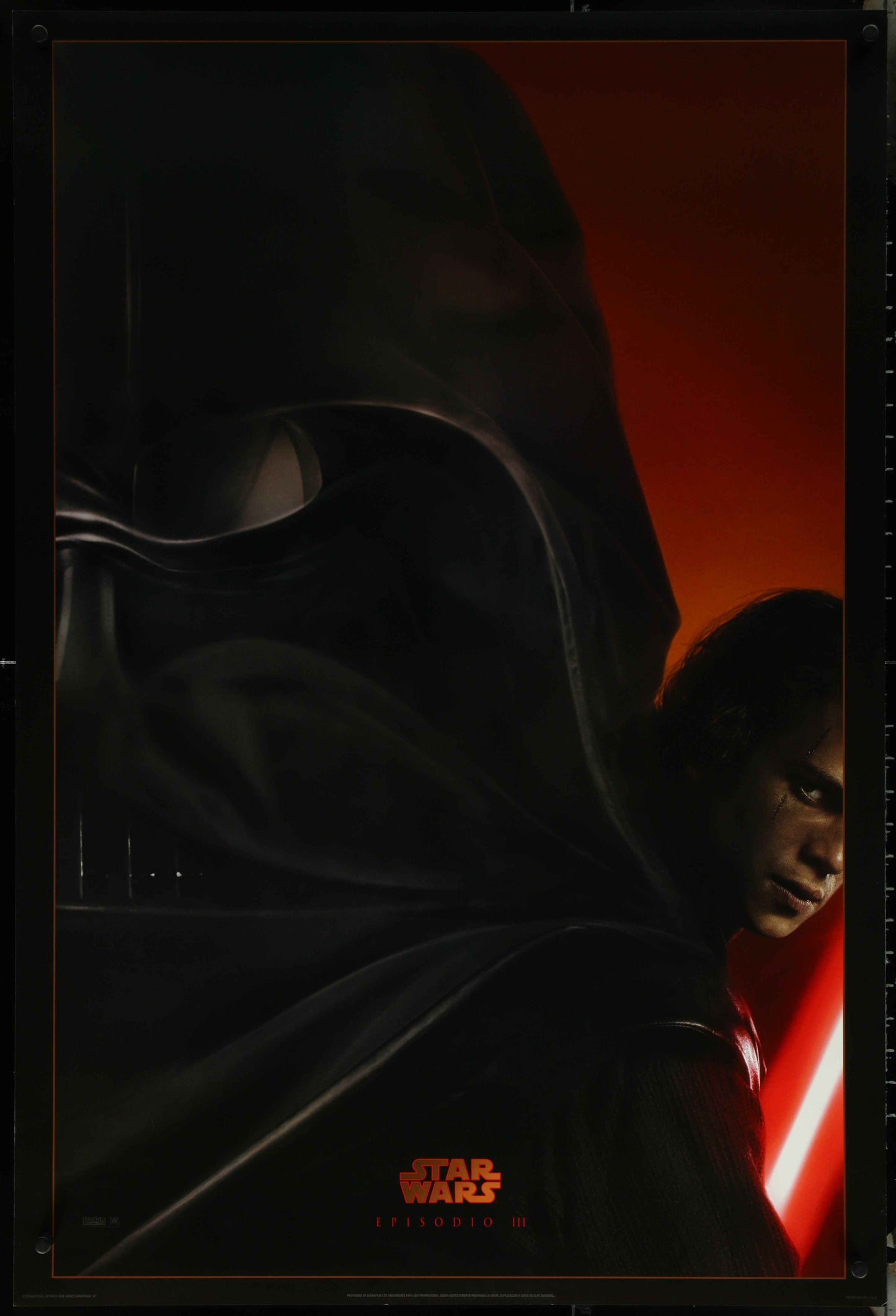 Star Wars: Episode III - Revenge Of The Sith (2005) Original Spanish Language One Sheet Movie Poster