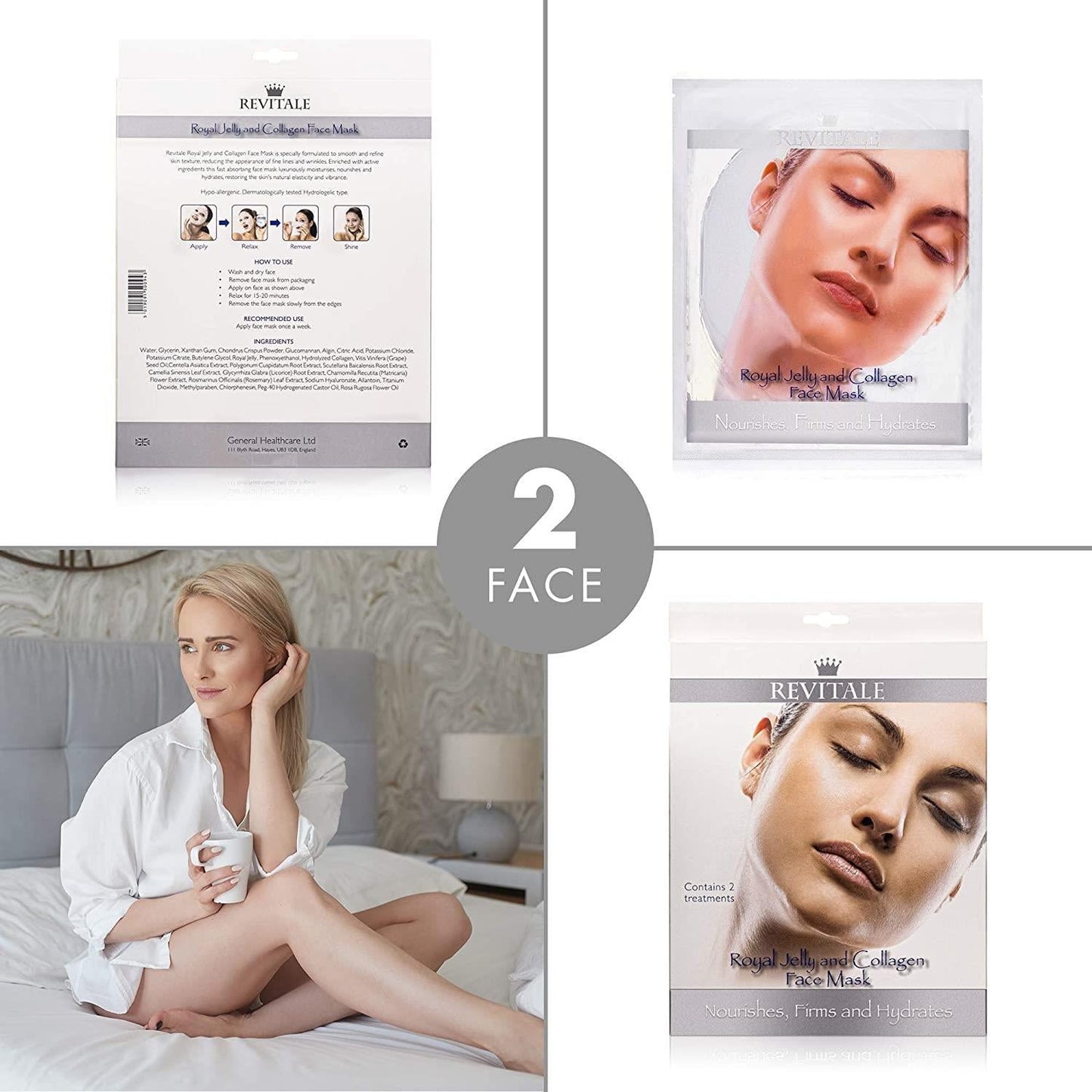 Revitale Classic Beauty Spa Set - Nourishes, Firms and Hydrates