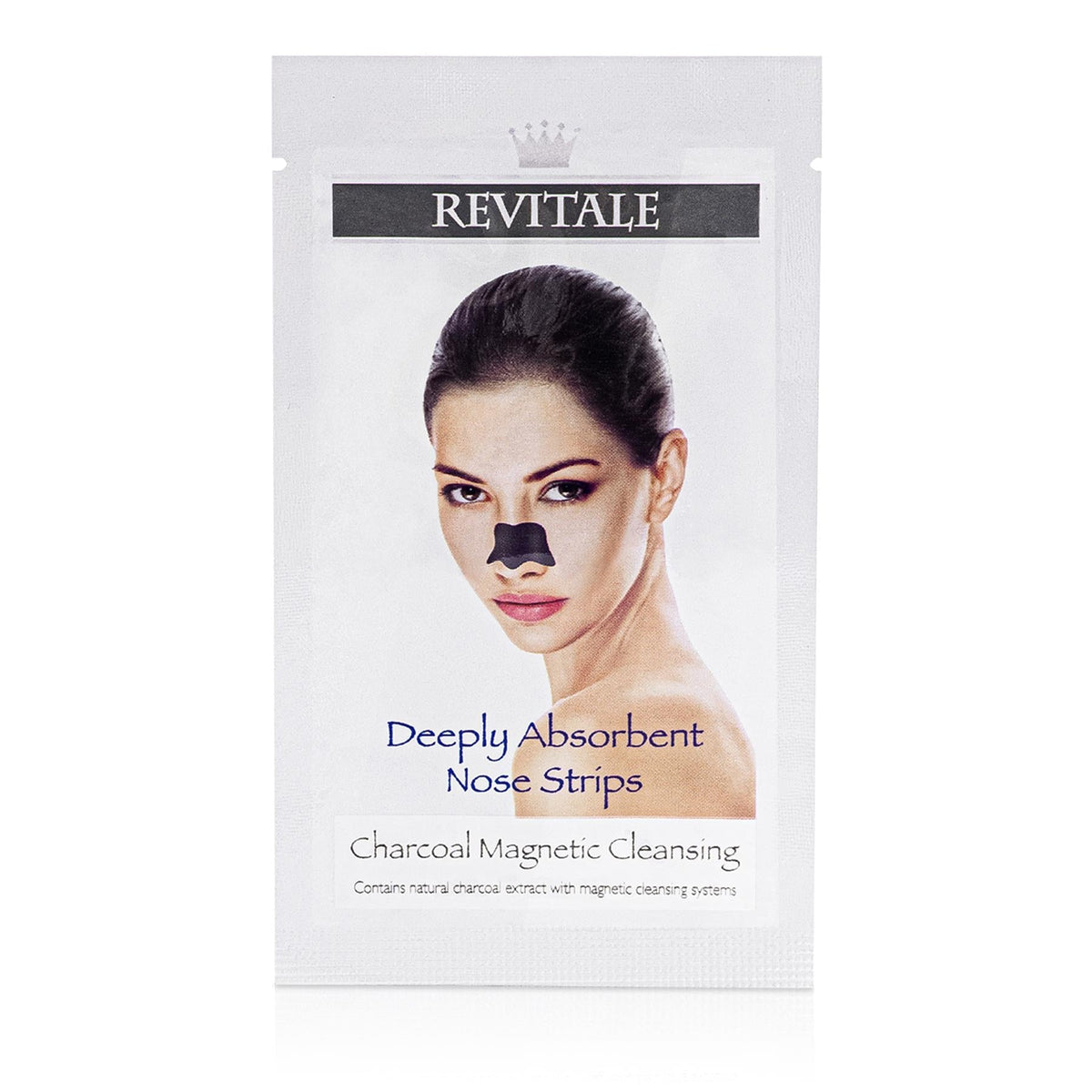 Revitale Charcoal Deep Magnetic Cleansing Nose Pore Strips - Removes Blackheads