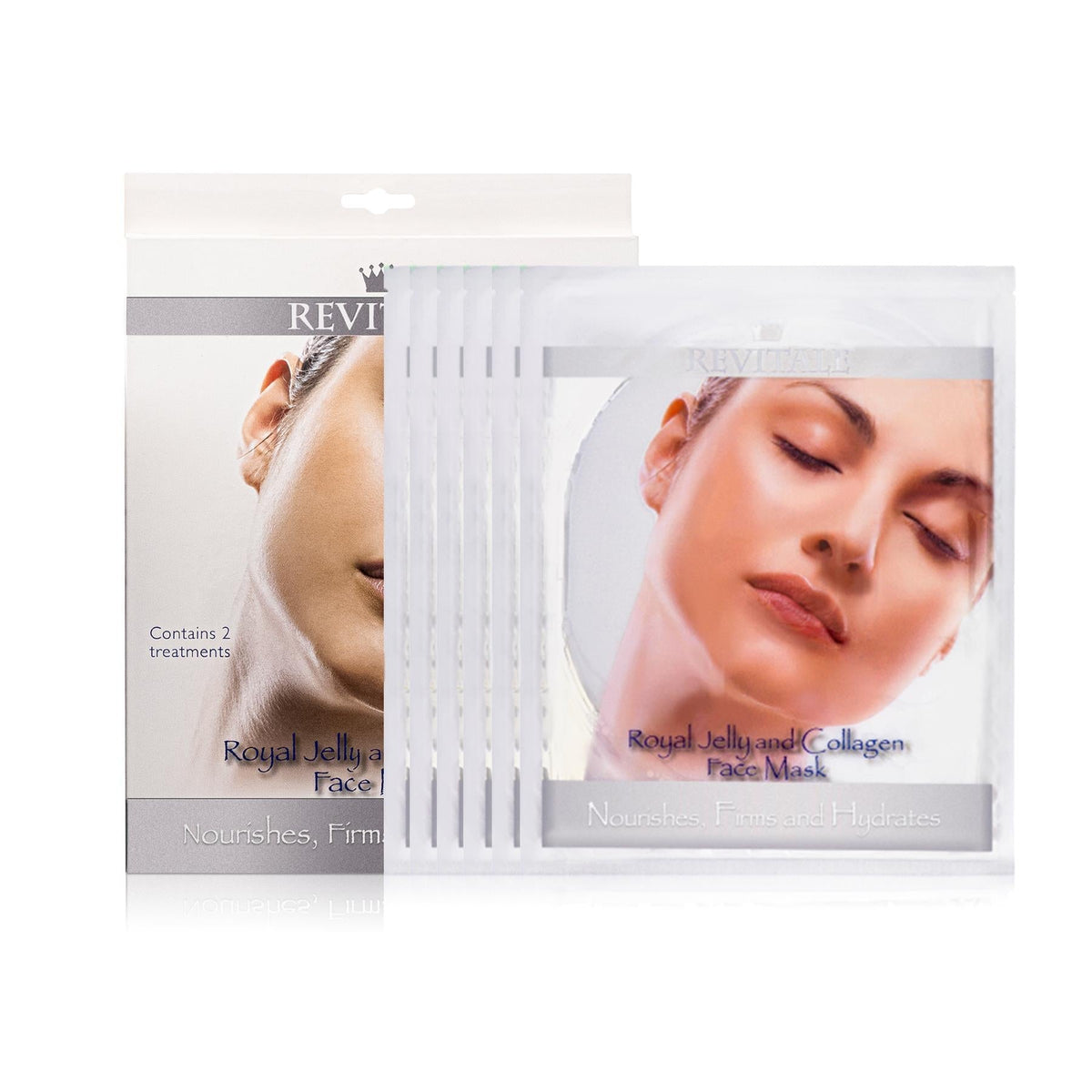 Revitale Face Masks - Royal Jelly and Collagen - Nourishes, Firms & Hydrates