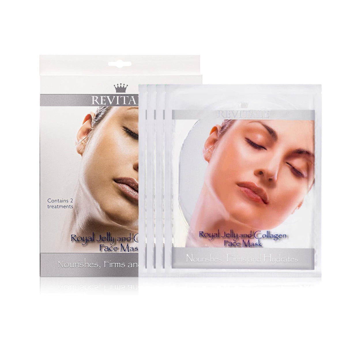 Revitale Face Masks - Royal Jelly and Collagen - Nourishes, Firms & Hydrates