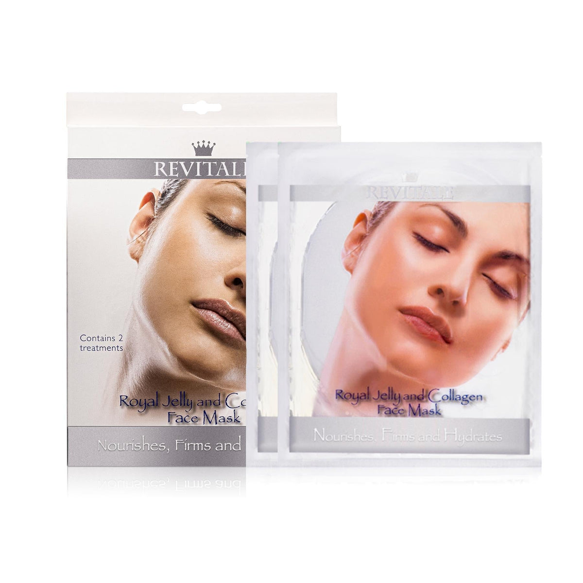 Revitale Face Masks - Royal Jelly and Collagen - Nourishes, Firms & Hydrates
