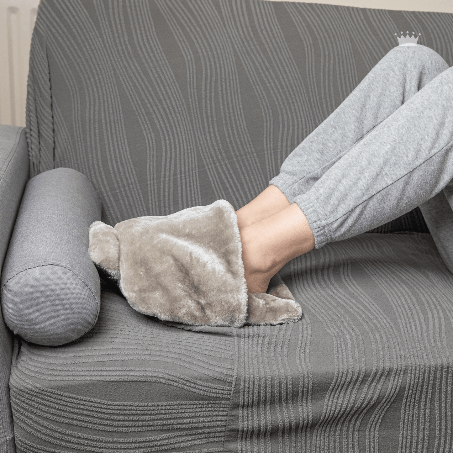 Revitale Foot Warmer Hot Water Bottle (Slate Grey)