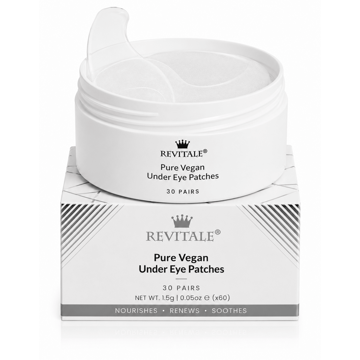 Revitale Pure Vegan Under Eye Patches (30 Pairs)