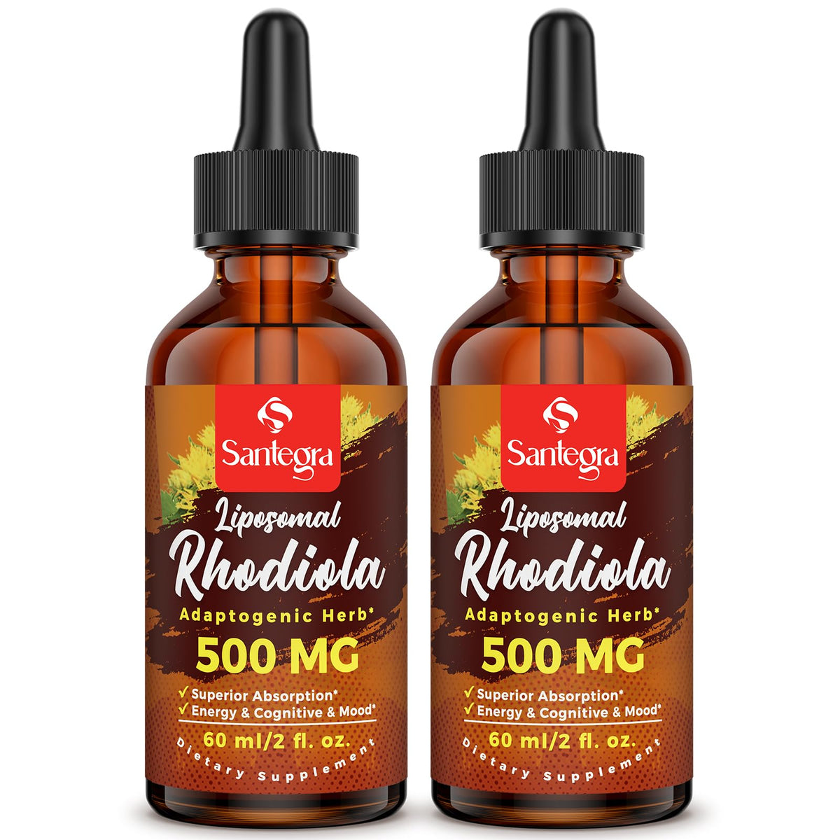 57,000 MG Liposomal Rhodiola Rosea with Ashwagandha – Liquid 120 ml | High Absorption, Vegan & Sugar/Gluten-Free